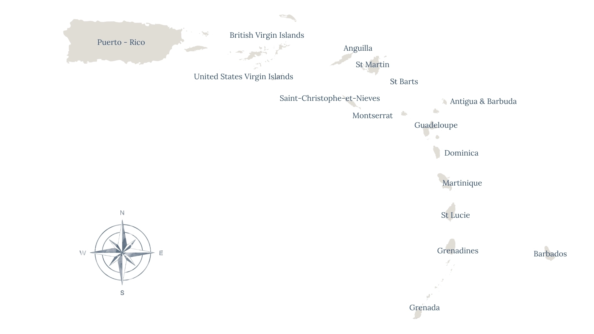 Map - Caribbean